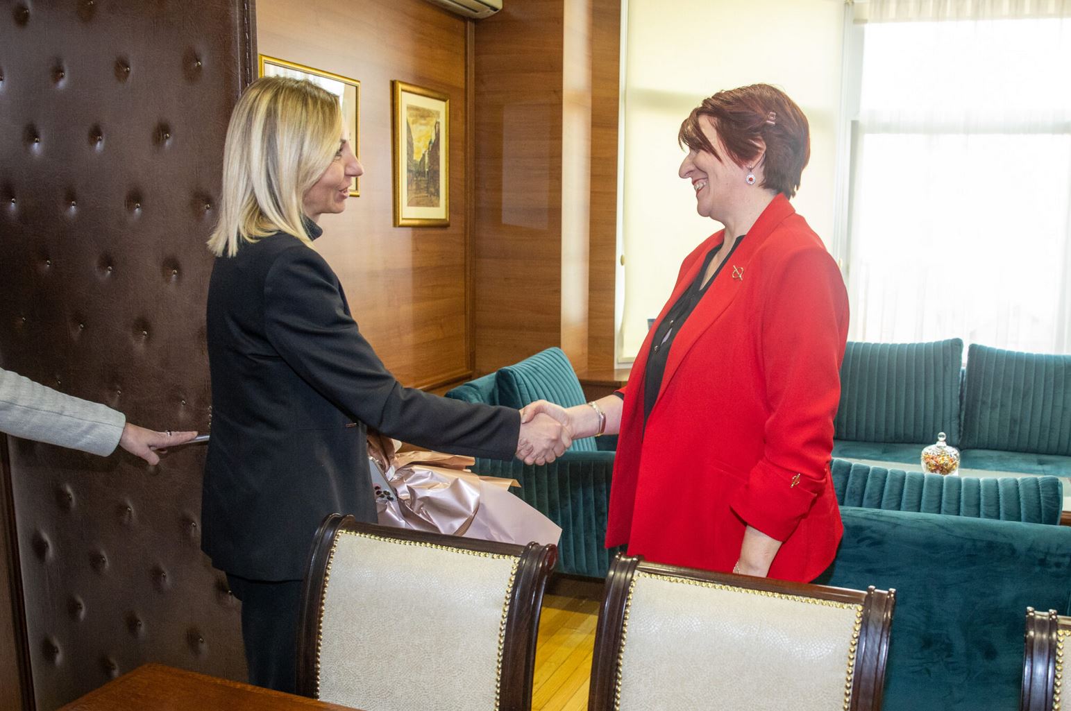 Министарка Татјана Мацура на пријему код ректора проф. др Тање Солдатовић